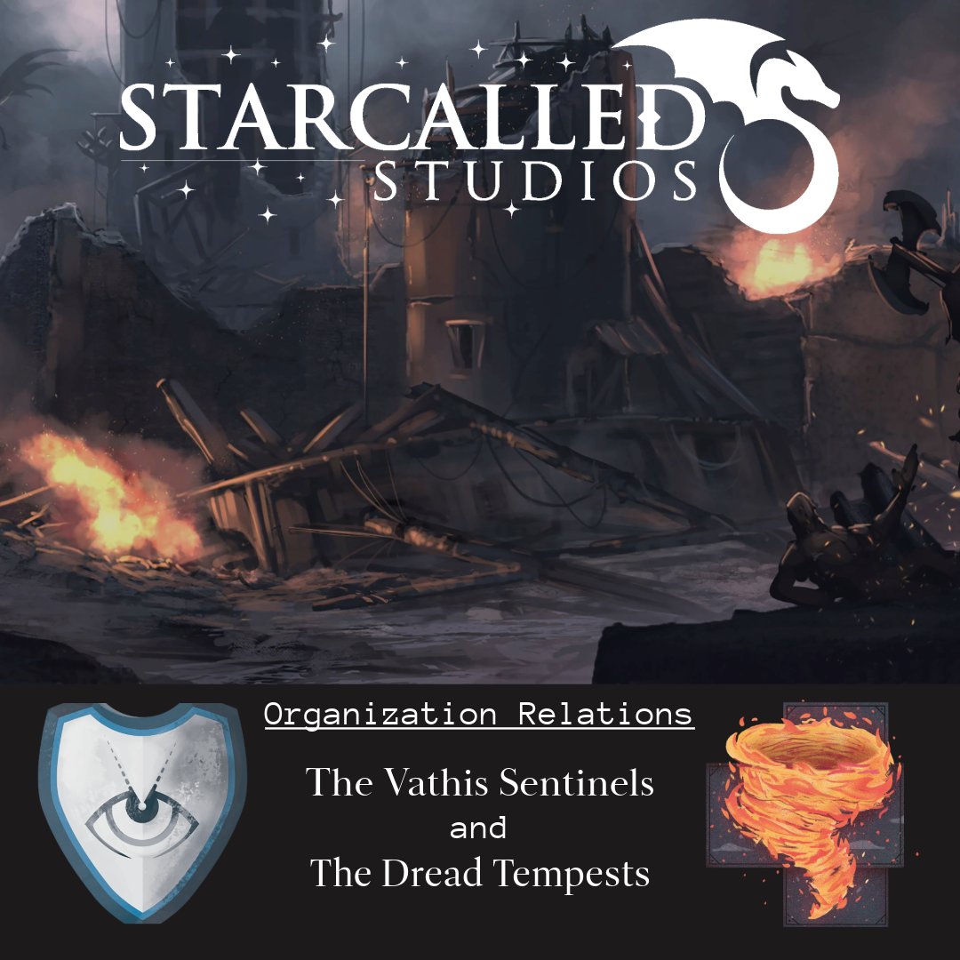 In this week's Patreon post we discuss the relationship between The Vathis Sentinels and The Dread Tempests.

patreon.com/posts/organiza…

#dnd5e #ttrpg #rpg #dungeonsanddragons #Patreon #gaming #dnd