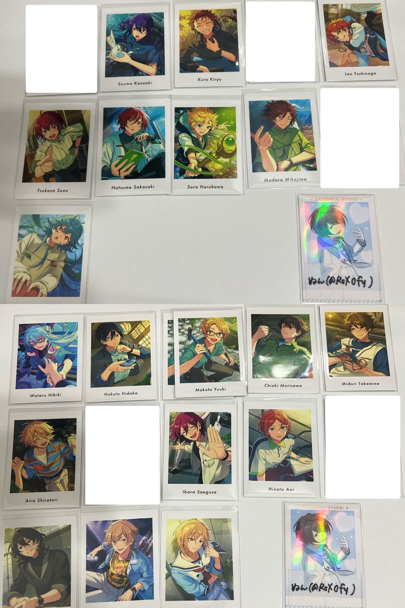 RsX0fy's tweet photo. 【交換】あんスタ ぱしゃっつ vol.6 Private Action

【譲】画像参照

【求】P凛月、エス > A凛月、エス

A⇔P◎
なんば手渡し、郵送
お気軽にお声がけ下さい https://t.co/HMkhbC22hR