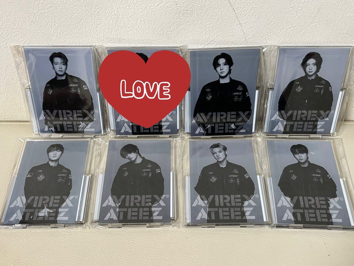 ATEEZ交換 ATEEZ AVIREX アクスタ交換 譲：ホンジュン、ユノ、ヨサン