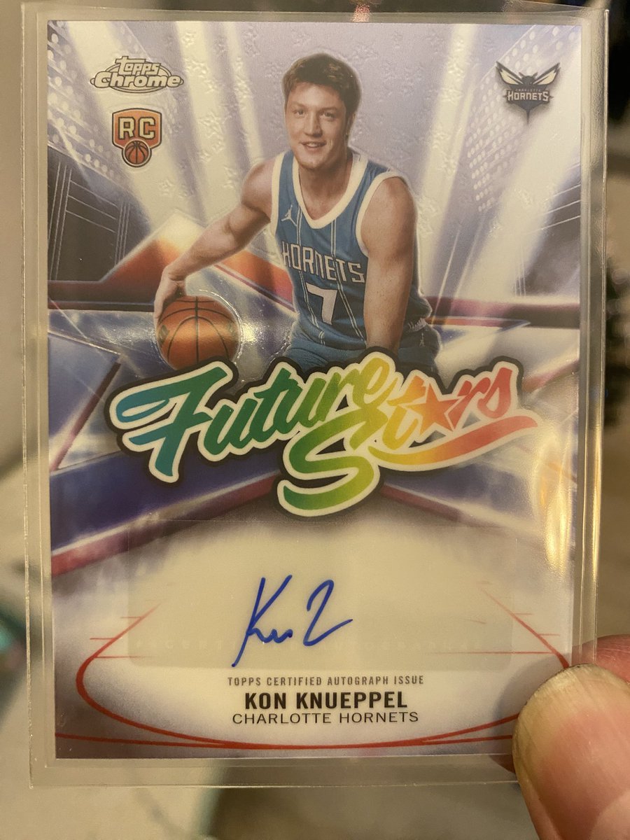 Got my first Topps Chrome Rookie Auto from a Value Box!