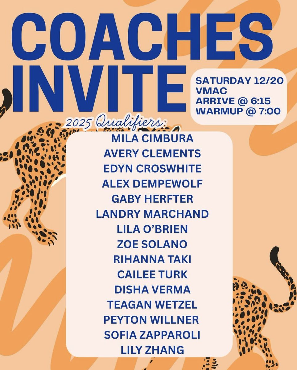 Good Luck to our swimmers at the biggest invite of the year at VMAC!! Let’s go Jags!!