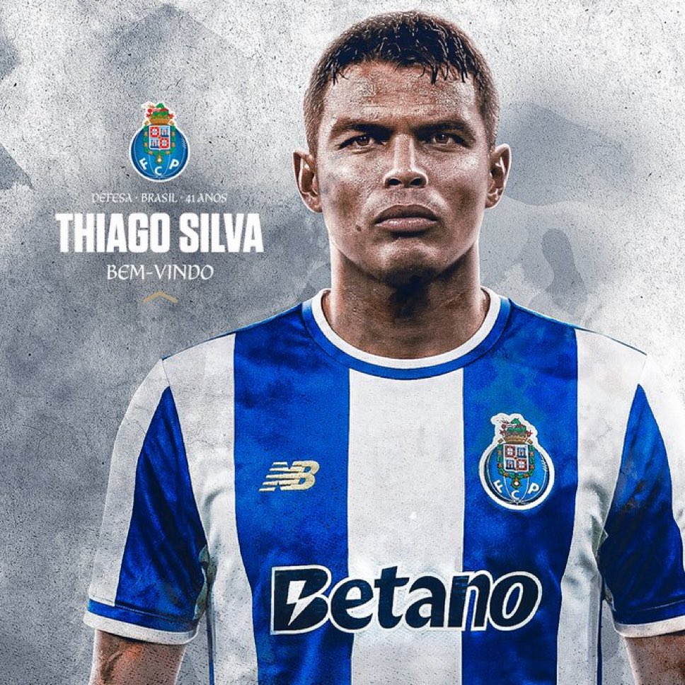 ✅ 𝐎𝐅𝐈𝐂𝐈𝐀𝐋 | 𝐓𝐇𝐈𝐀𝐆𝐎 𝐒𝐈𝐋𝐕𝐀 𝐄́ 𝐃𝐑𝐀𝐆𝐀̃𝐎

Thiago Silva🇧🇷 é o novo reforço do FC Porto. Defesa assina até junho com +1 época de opção.

💰 Custo ZERO, sem percentagem para agentes.