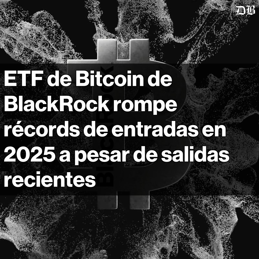 🚀 IBIT de BlackRock marca un hito en 2025 Atrae más de 25.000 millones de  dólares en entradas netas. Supera al ETF de oro, GLD, que acumuló 20.800  millones. A pesar de