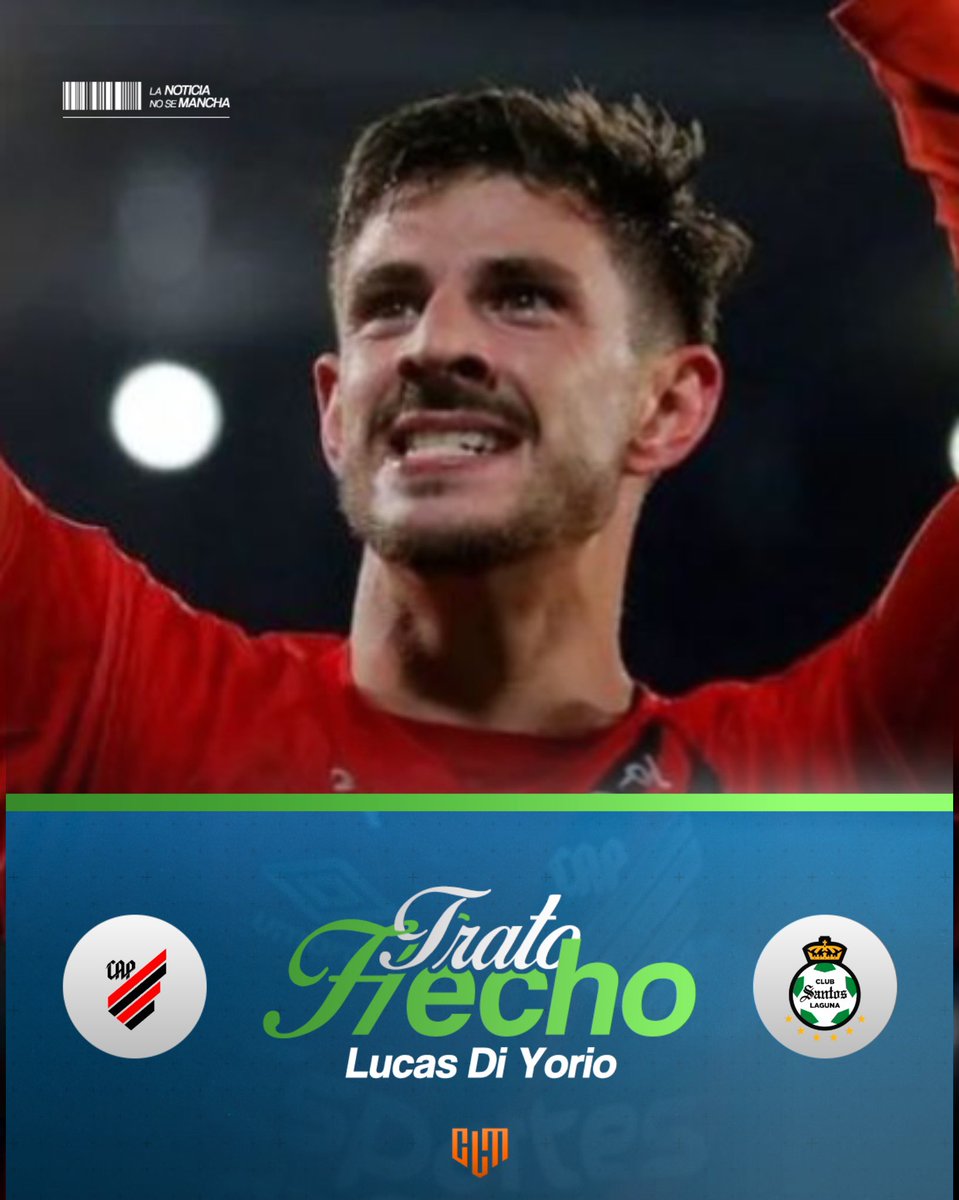 CLMerlo's tweet image. 🚨Lucas Di Yorio deja Paranaense para firmar por 3 años con Santos Laguna. ⬇️
uol.com.br/esporte/coluna…