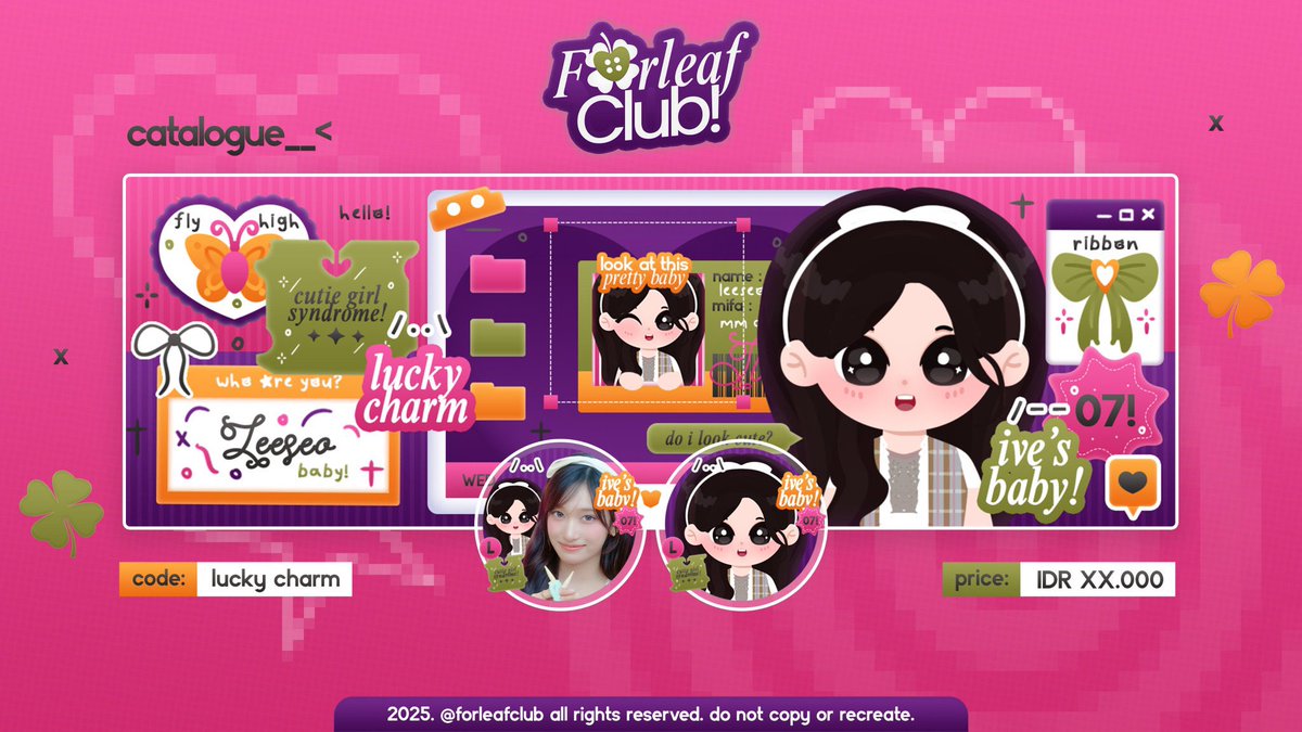 forleafclub's tweet image. help repost, thank you! ♡  

nnlo! &amp;gt;__★ kenalan yuuk sama anak baru abel, namanya “LUCKY CHARM” apakah sudah aman? DAN kalau mau optip apa ada yang minaaat? .. maaciiiii! 🩵🩷🌀

#zonauang #zonaba