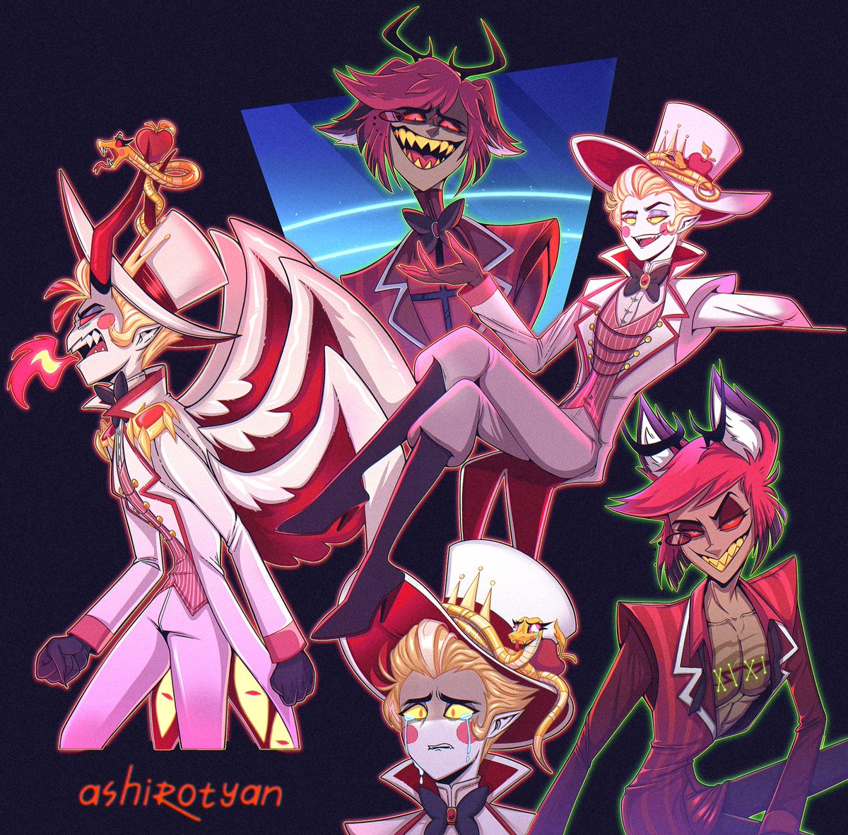 practice✍️

#HazbinHotel #radioapple #Alastor #Lucifer