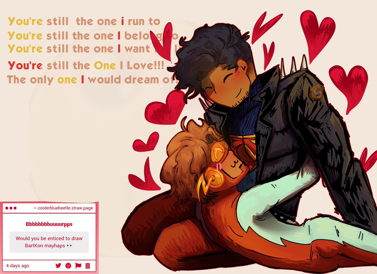 JaimeReyes677's tweet image. Yes i havve been tempted. Actually, i struggled those four days in the pose so dont mind how late this is 😭
~
#konbart  #konel #bartallen
coolerbluebeetle.straw.page