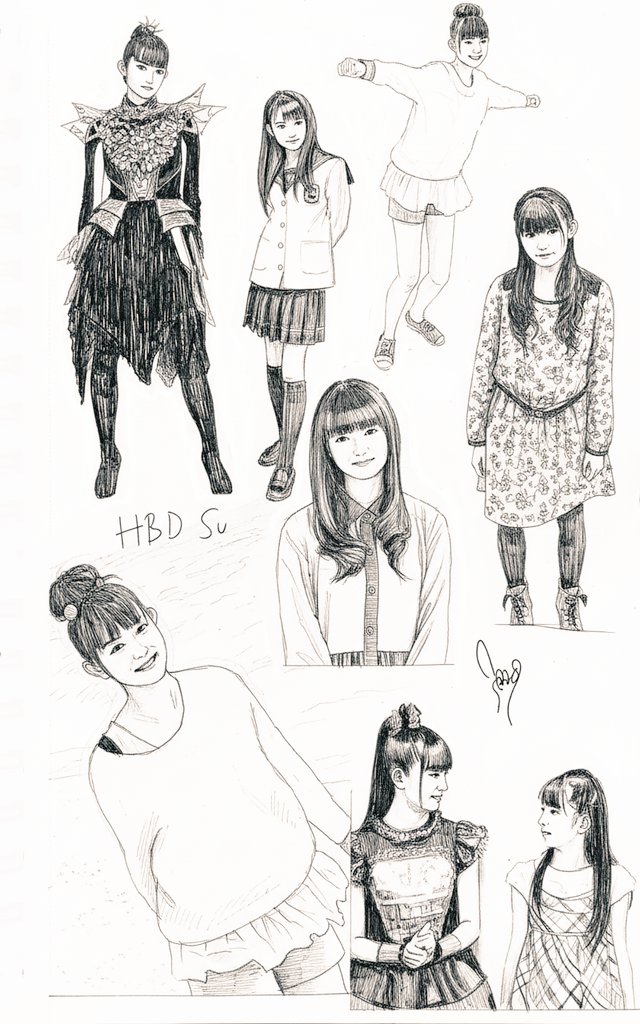 AadKinalova's tweet photo. @BABYMETAL_JAPAN Happy Birthday SU-METAL 
#BABYMETAL
#babymetal_funart https://t.co/4VpojSUD1E