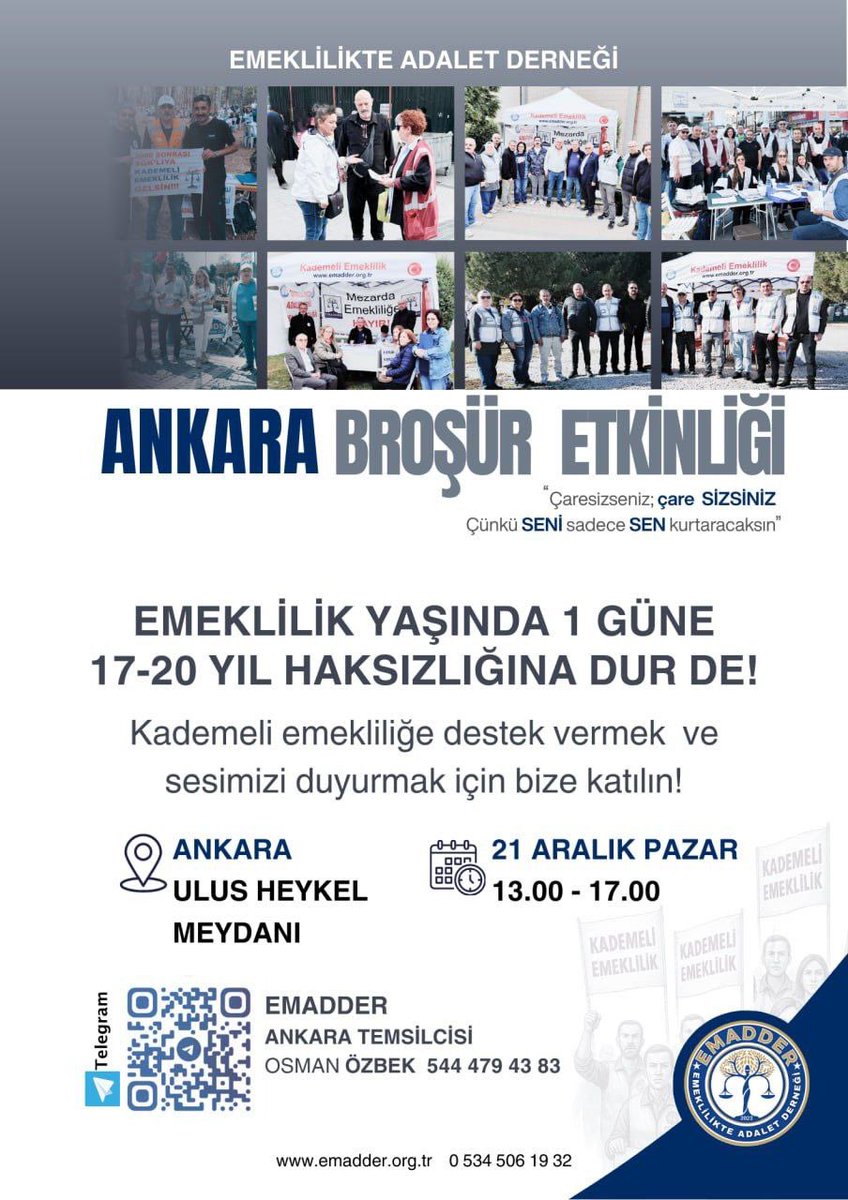 <a href="/mihribanugurluu/">Mihriban UĞURLU ⚖️</a> <a href="/EmadDernegi/">EMEKLİLİKTE ADALET DERNEĞİ ⚖️</a> İşte bu yüzden BÜYÜKSÜN EMADDER  🧿 

<a href="/EmadDernegi/">EMEKLİLİKTE ADALET DERNEĞİ ⚖️</a>
#ArtıkKademeGelsin
