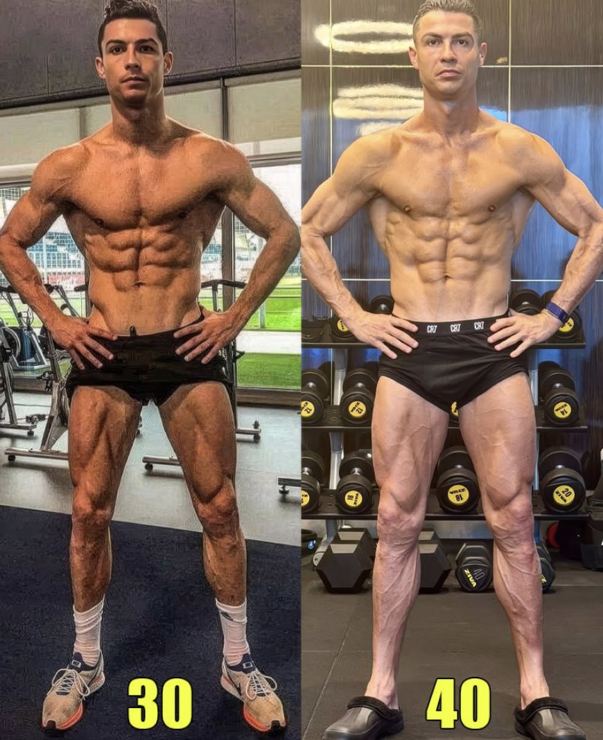 Cristiano Ronaldo: 30 yrs vs 40 yrs😳
