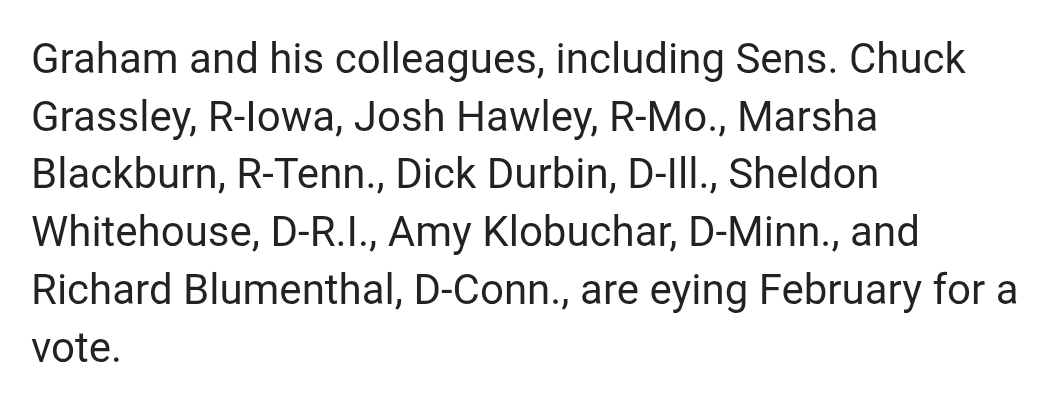Friesein's tweet image. If repealing Section 230 were popular, why did they quietly introduce the bills right before the holidays?

Answer: They know the bills aren't popular and are trying to sneak them in so that they can skate through January unnoticed and pass them in February.