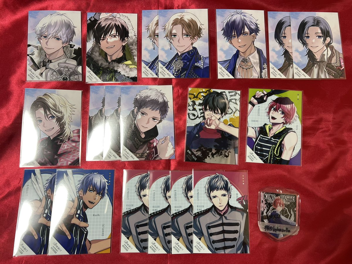 bploazu5z's tweet photo. 交換》 B-PROJECT Bプロ 特典 ブロマイド

譲→北門 是国 金城 阿修 愛染 増長 野目 唯月 遙日 不動 殿
求→3.４枚目 KoC サママリ 各１枚

コンプ目的で求めています

一部お返事待ち
優先
💖>💕>無印

郵送

お気軽にお声掛けください🙇‍♀️ https://t.co/8rr1jEwpz4