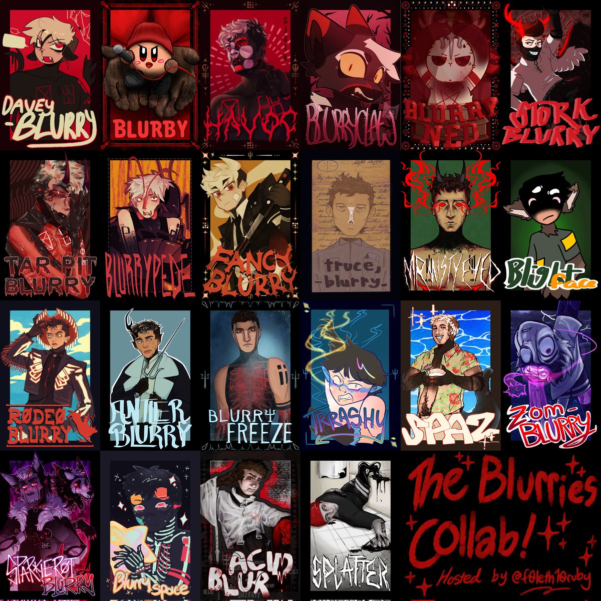 we made cards with our version of the  blurryface character and they all crushed!! tags below in order of the cards.