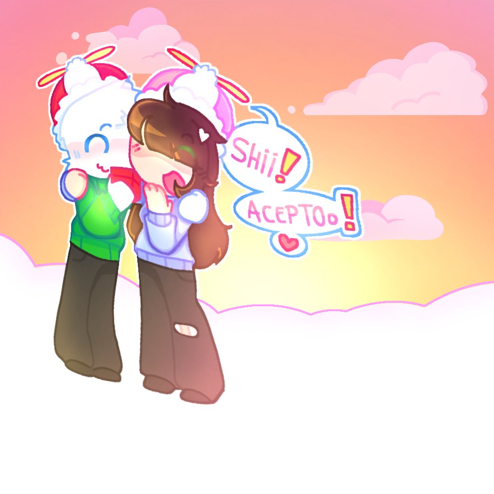 dibujito de la propuesta de ome jejeje (perdón el fondo me salio de la vrg ok🥀)