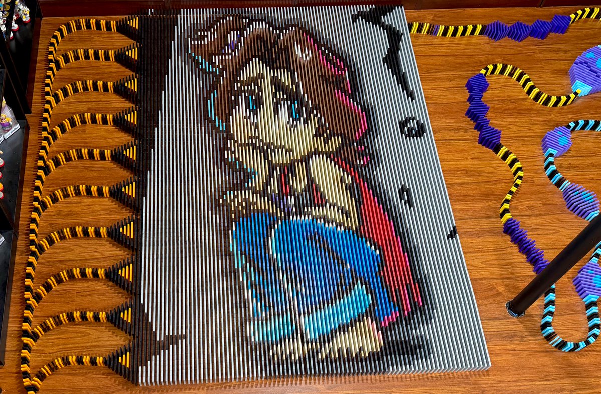 DominoKing0197's tweet photo. Donkey Kong Bananza in 147,727 DOMINOES!
Full video here: https://t.co/NGx4IZzbJT

#DonkeyKongBananza #DonkeyKong #Nintendo https://t.co/WTalFEtSFJ
