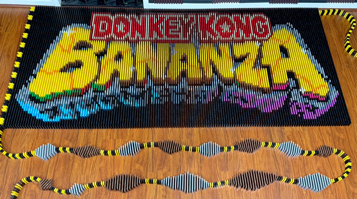 DominoKing0197's tweet photo. Donkey Kong Bananza in 147,727 DOMINOES!
Full video here: https://t.co/NGx4IZzbJT

#DonkeyKongBananza #DonkeyKong #Nintendo https://t.co/WTalFEtSFJ