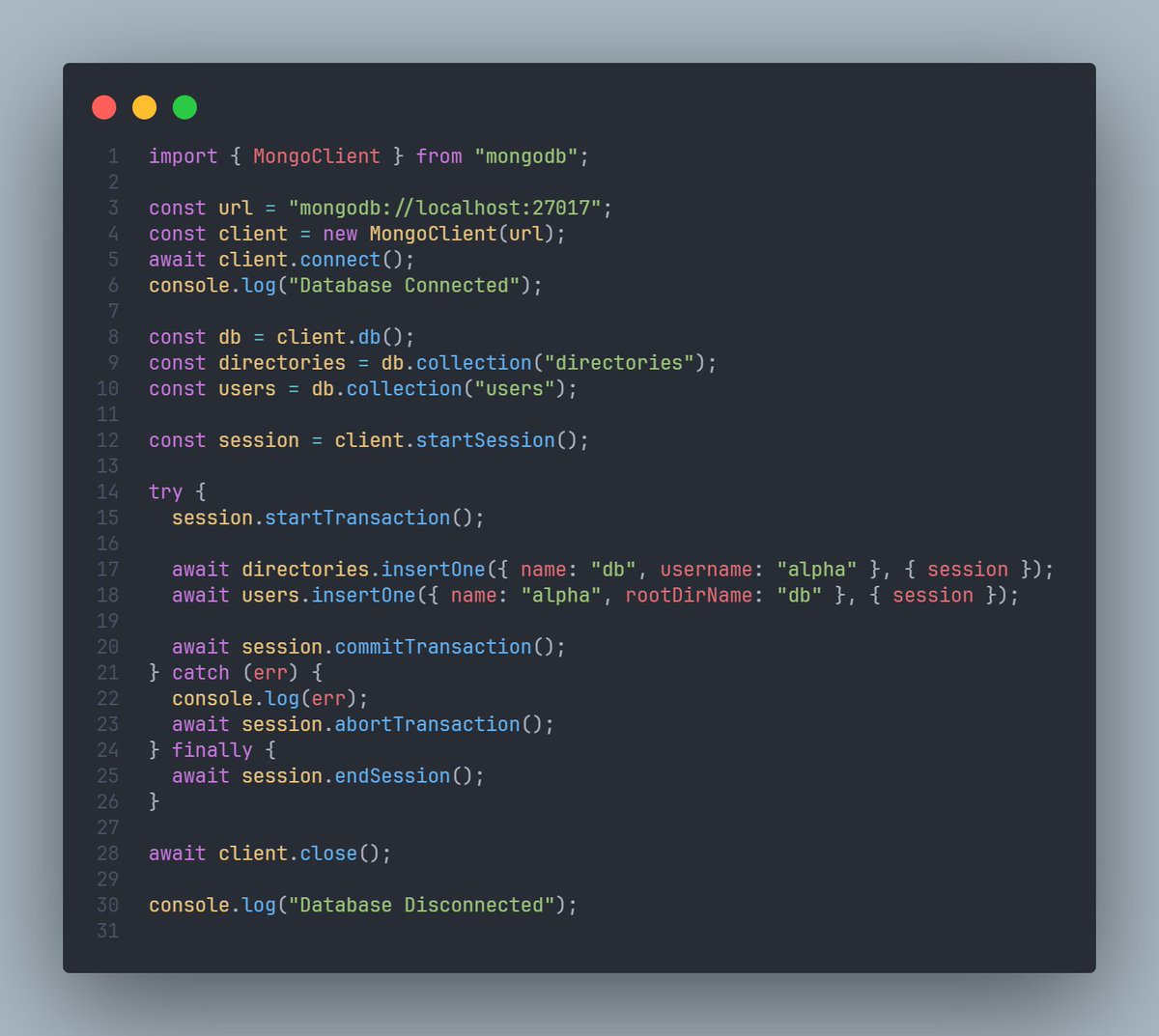 ritik65477's tweet image. 🚀 Day 166 of My Web Dev Journey – Backend

Diving into: MongoDB
Last 3 days, I explored:
🔹 Transactions in Databases
🔹 Implement Transactions in MongoDB
🔹 ACID Properties
🔹 Relational vs Non-Relational Databases
🔹 Embedded vs Referenced Docs

#NodeJS #LearnInPublic #WebDev