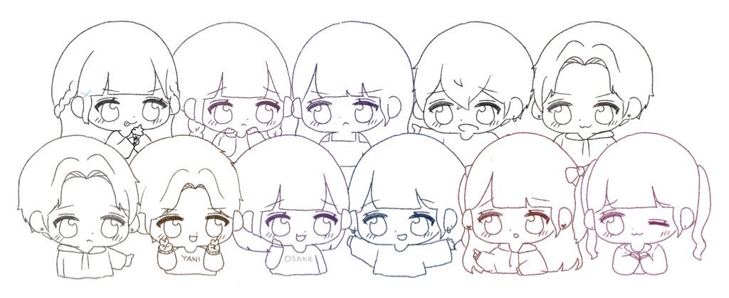 線画もめちゃ可愛いからオススメ🏄🏻‍♂️🌊