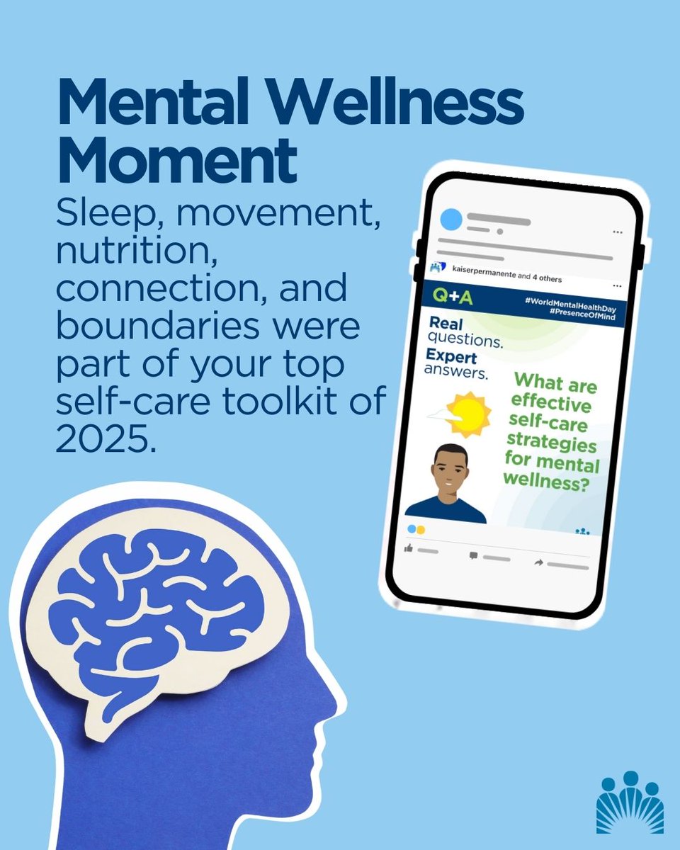 aboutKP's tweet image. We’re spotlighting the wellness moments you connected with most in 2025. From choosing antioxidant-rich foods to boosting sleep, your engagement reflected a year focused on feeling better and living well. Here’s to sharing more of your favorite health tips in 2026.