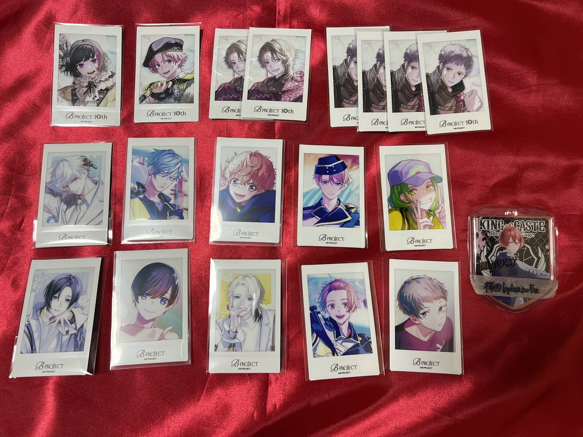 交換》 B-PROJECT Bプロ チェキ 10frame 10周年 10th 譲→北門 是国 阿