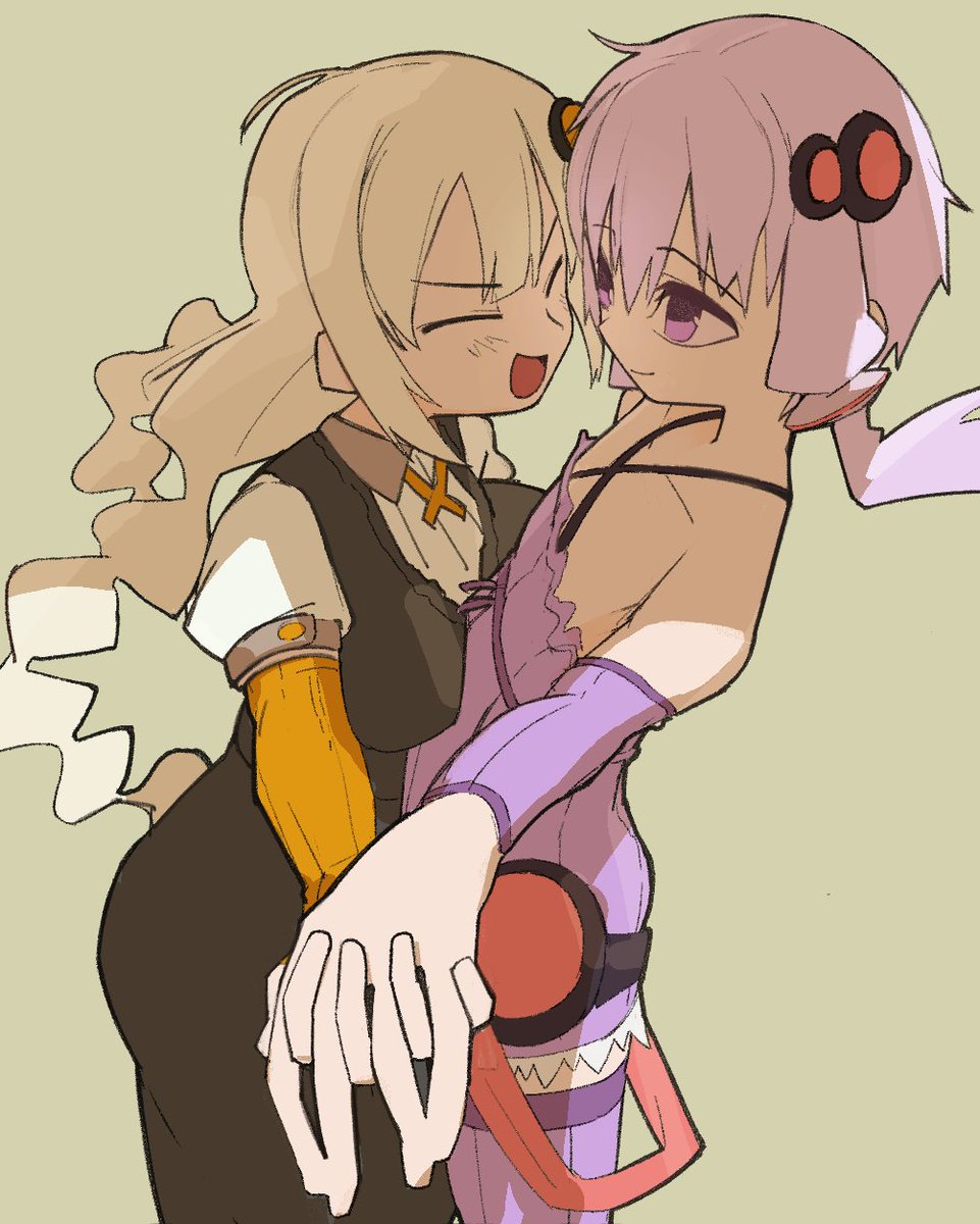 015mutenka's tweet image. らくがき　紲星あかり　結月ゆかり