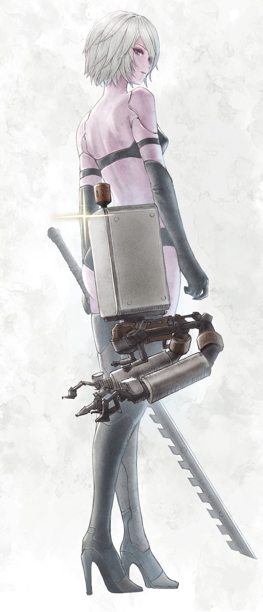 Tomozoo83's tweet image. 「Excuse me, Pod…」version✨ 

#NieRAutomata #NieR  #A2