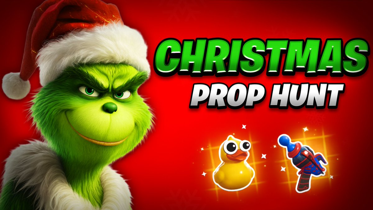 Christmas Prop Hunt is OUT! 🕵️‍♂️🎁
Hide as props, hunt down sneaky players as the hunter, and discover even more surprises inside the map 👀✨
Jump in to see it all for yourself! ❄️🎮

Map Code:
👉 6087-7458-4445👈

Good luck hiding… or hunting 😈🕹️