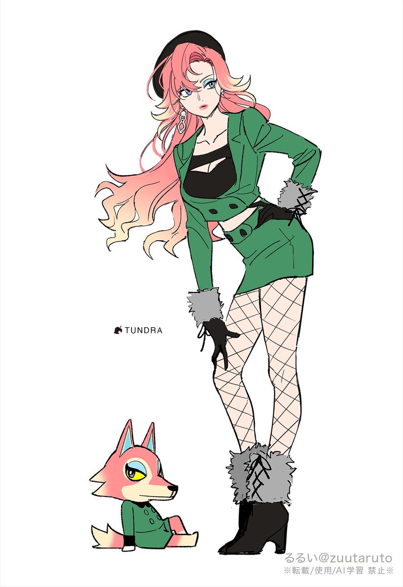 #2025年自分が選ぶ今年の4枚
あつ森擬人化 今年はこの4枚だけでした