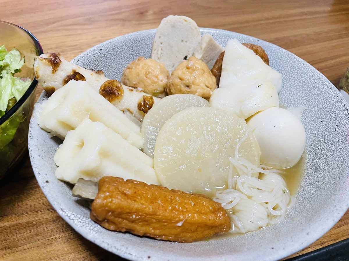 おでんと牛レバーと出汁割り