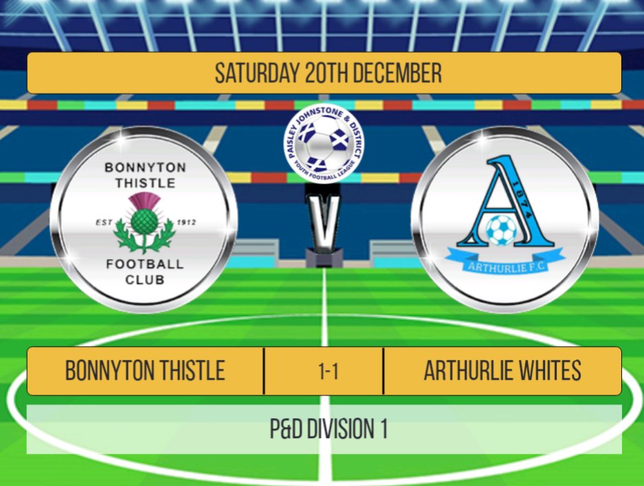 Another evenly played match in the league against Bonnyton. 

Played each other twice and 2 draws. 

Great football on show from both sides. 

Scott ⚽ 

MoTM - Luke