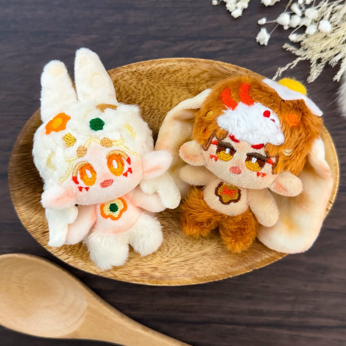 爆誕しました🥛🍛 #どせい工房 #ハンドメイド #ぬいぐるみ