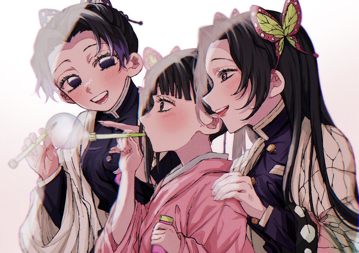 胡蝶カナエ #胡蝶しのぶ #栗花落カナヲ