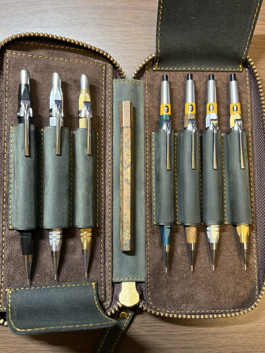 廣瀬鐵筆堂　真鍮緑青モデル　元 廣瀬鐵筆堂】カスタムPG5 (真鍮六角/緑青) | 590&Co.