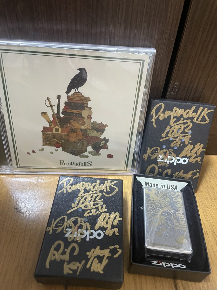 PomPadollS Zippo ライター サイン入り 【公式通販】