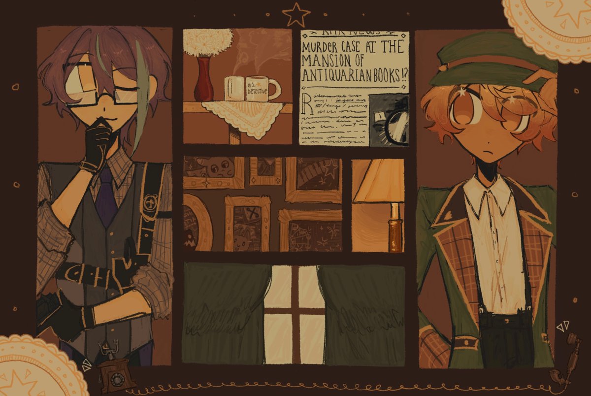 #RuikasaWeek2025 day 1 : in-game cards au 🎈🌟 🔍