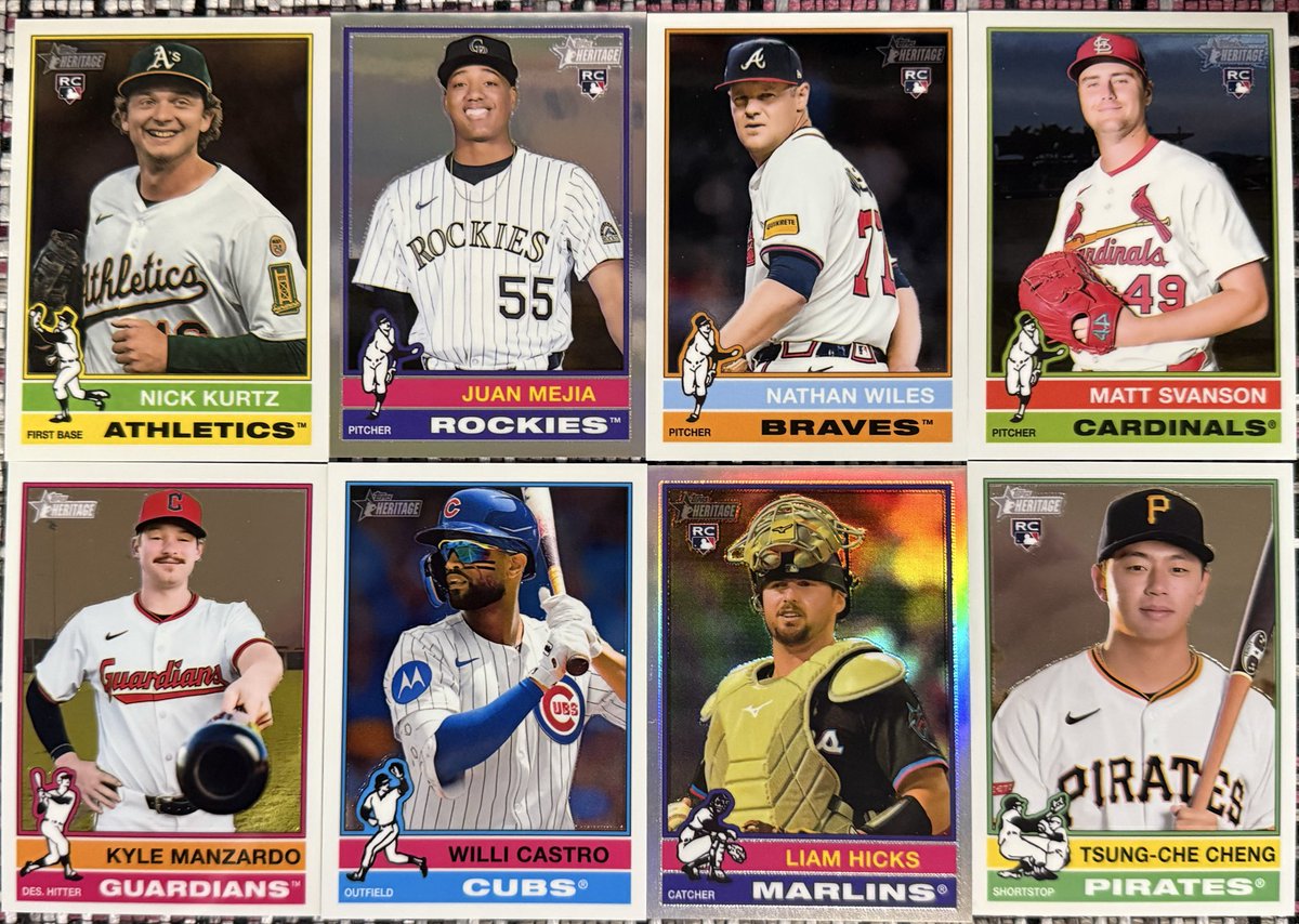 店長さん（@BROTHERS_KAZU）のところでMLB 2025 TOPPS HERITAGE HI