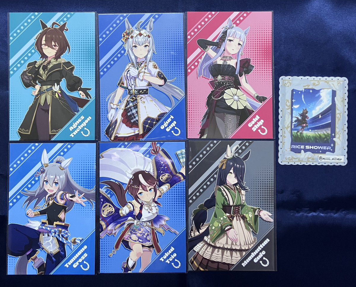 交換】ウマ娘 韓国AGF ホログラム缶バッジ コラボカフェ特典 ▽ 求