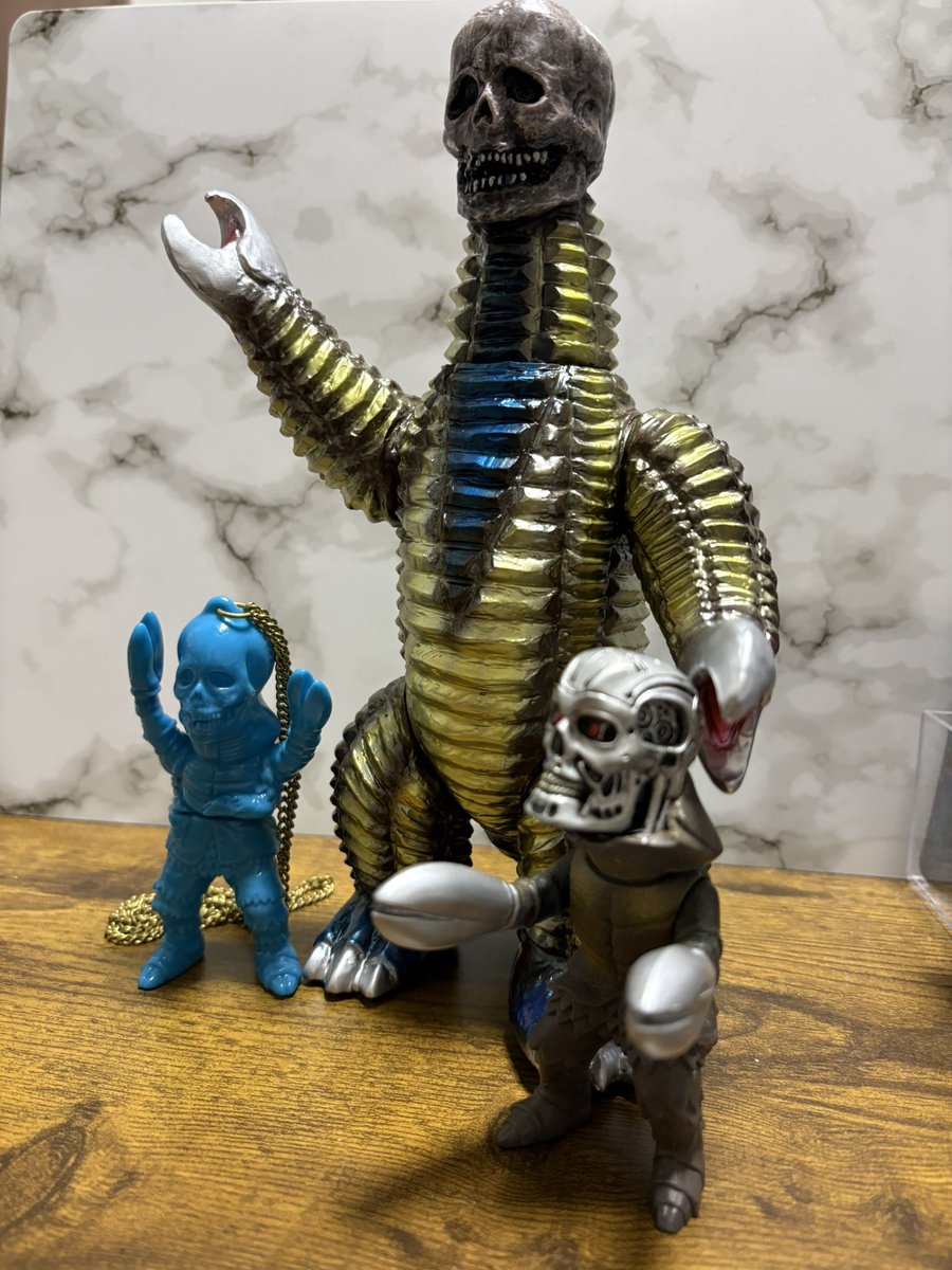 マーミット　ドクロ怪獣　人気　30cm　未開封ソフビ マーミットドクロ怪獣人気30cm未開封ソフビ