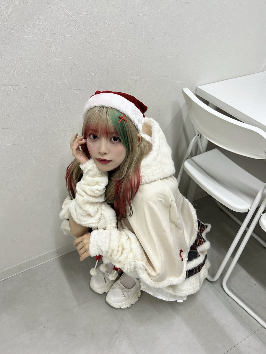 クリスマスカラーにしちゃいました🎄🎅🏻