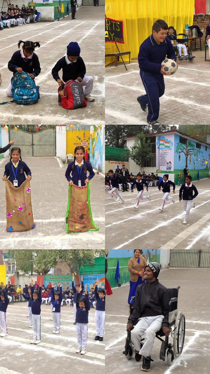 cballahabad's tweet photo. 🏅🎉 R.A.B. Public School celebrated Annual Sports Day with Udaan Special School, highlighting inclusion and sportsmanship. Students enjoyed races, PT, Yoga, a human pyramid, and special wheelchair events. 
@pddecc https://t.co/EazCVqhOtg
