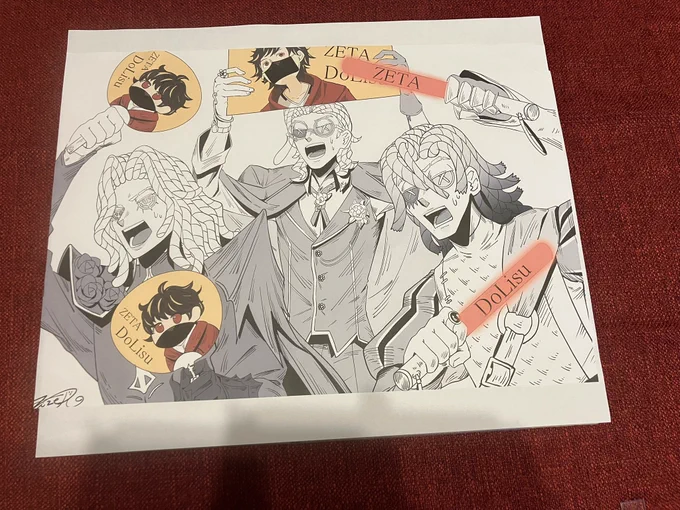 応援パネル手作りしました(A3+ダンボール)

ははははは!!!!
めちゃくちゃ可愛いwwwww 
