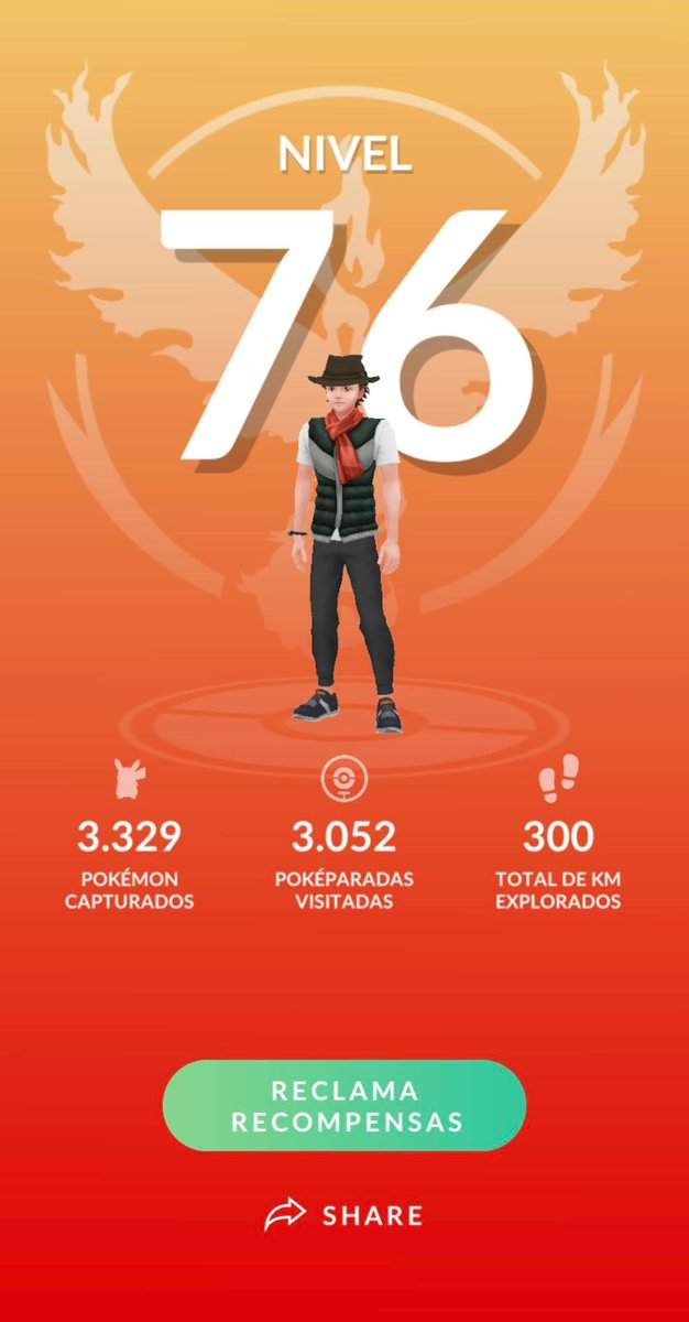 laurycd86's tweet image. Ya estámos aquí, ¡Menos mal!, otro pasito más, jejeje. #nivel76 #level76 #roadto80 #PokemonGO #pokemongoapp