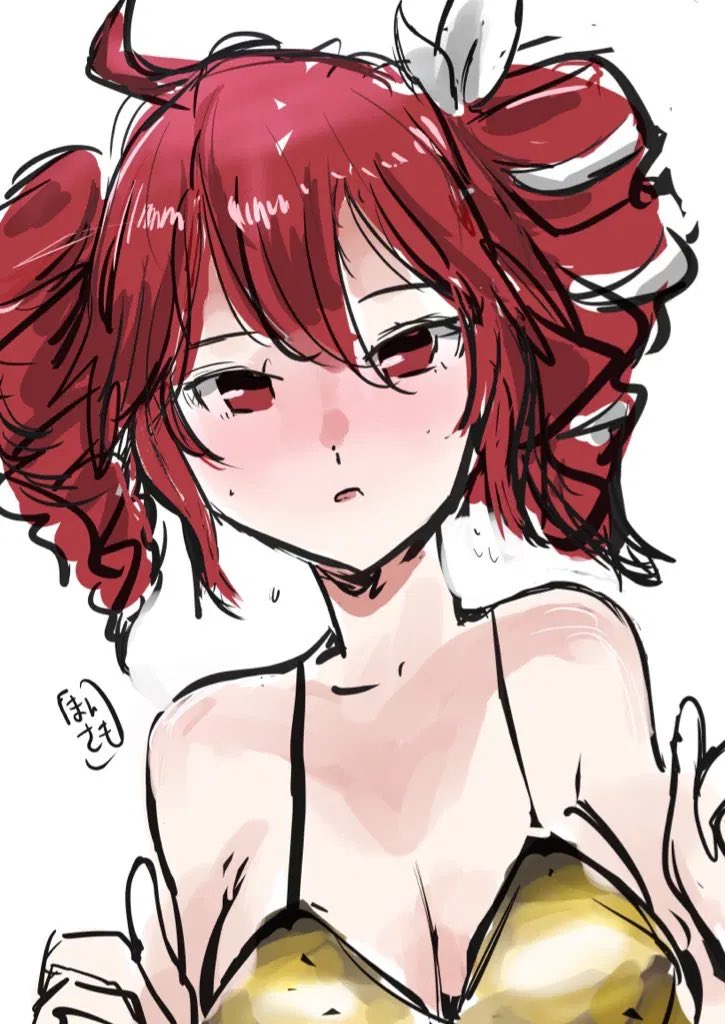 重音テト 「(あんま描いたことないけど)」|まんさきのイラスト