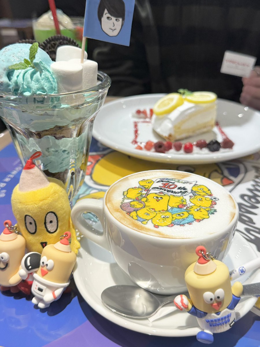 mo____rock's tweet photo. １２／１４ 
✏️マカロニえんぴつ コラボカフェ ☕️

チョコミン党なので最強に美味しかった!! https://t.co/qUYJwfZgmV