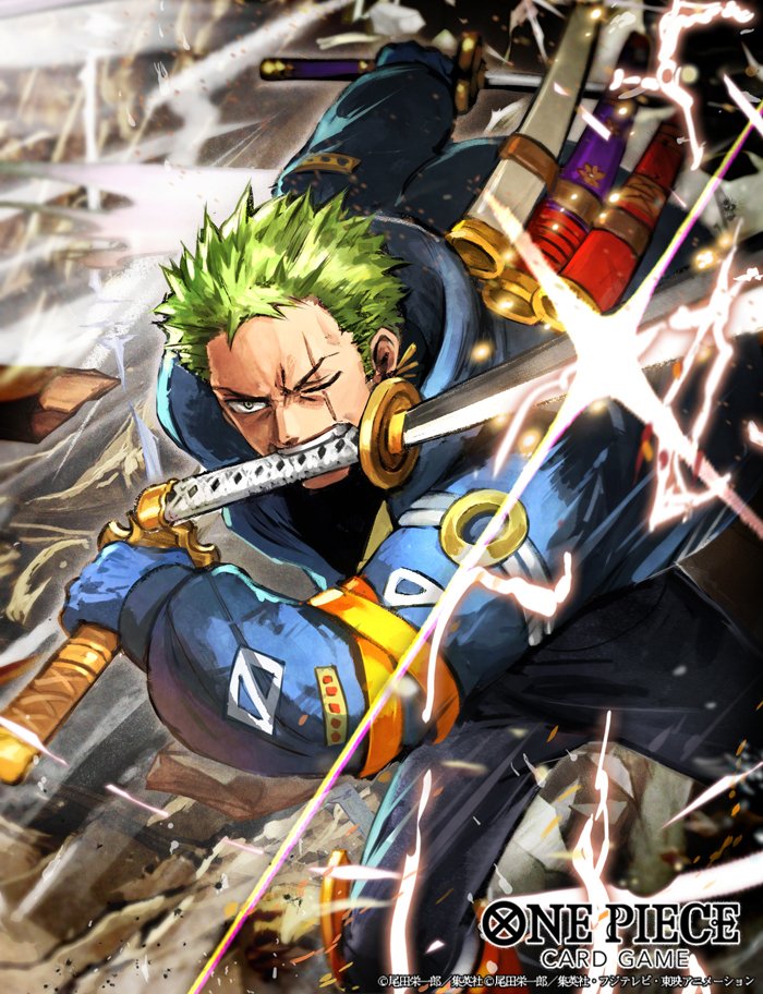 ONE PIECEカードゲーム 【 ロロノア・ゾロ 】を描かせて頂きました
