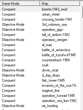 巡回はこちらの予定です。 更新あり、新規追加のカスタムマップを中心
