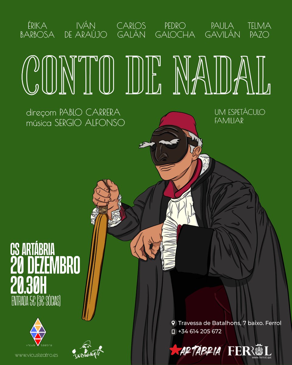 FArtabria's tweet image. 📆 Que podes fazer hoje em #Ferrol? 👇🏽