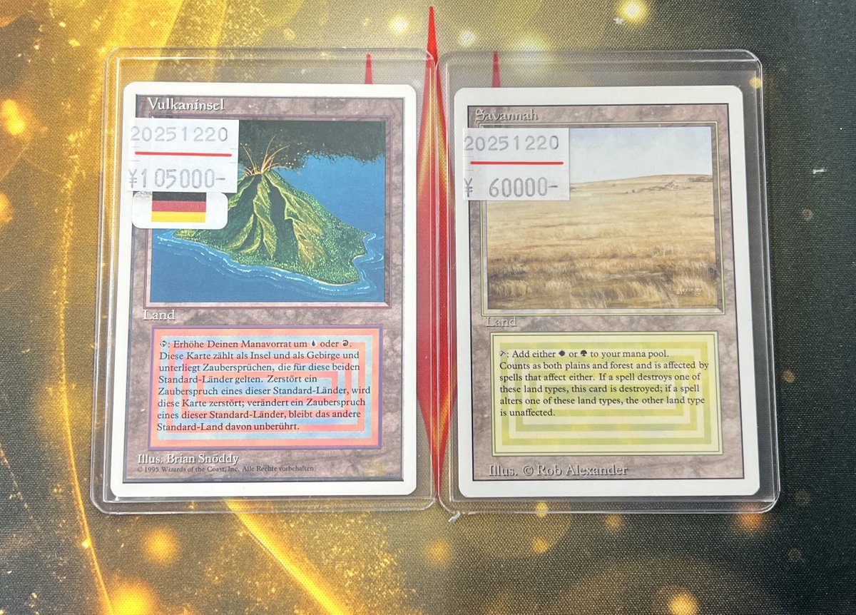 ✨️東京MTG入荷情報✨️ 《Volcanic Island》《Savannah》をショー