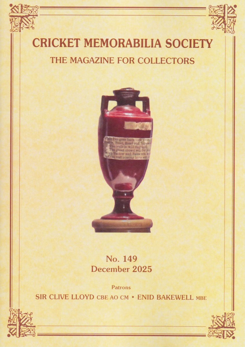 Cricket Memorabilia Society tweet media