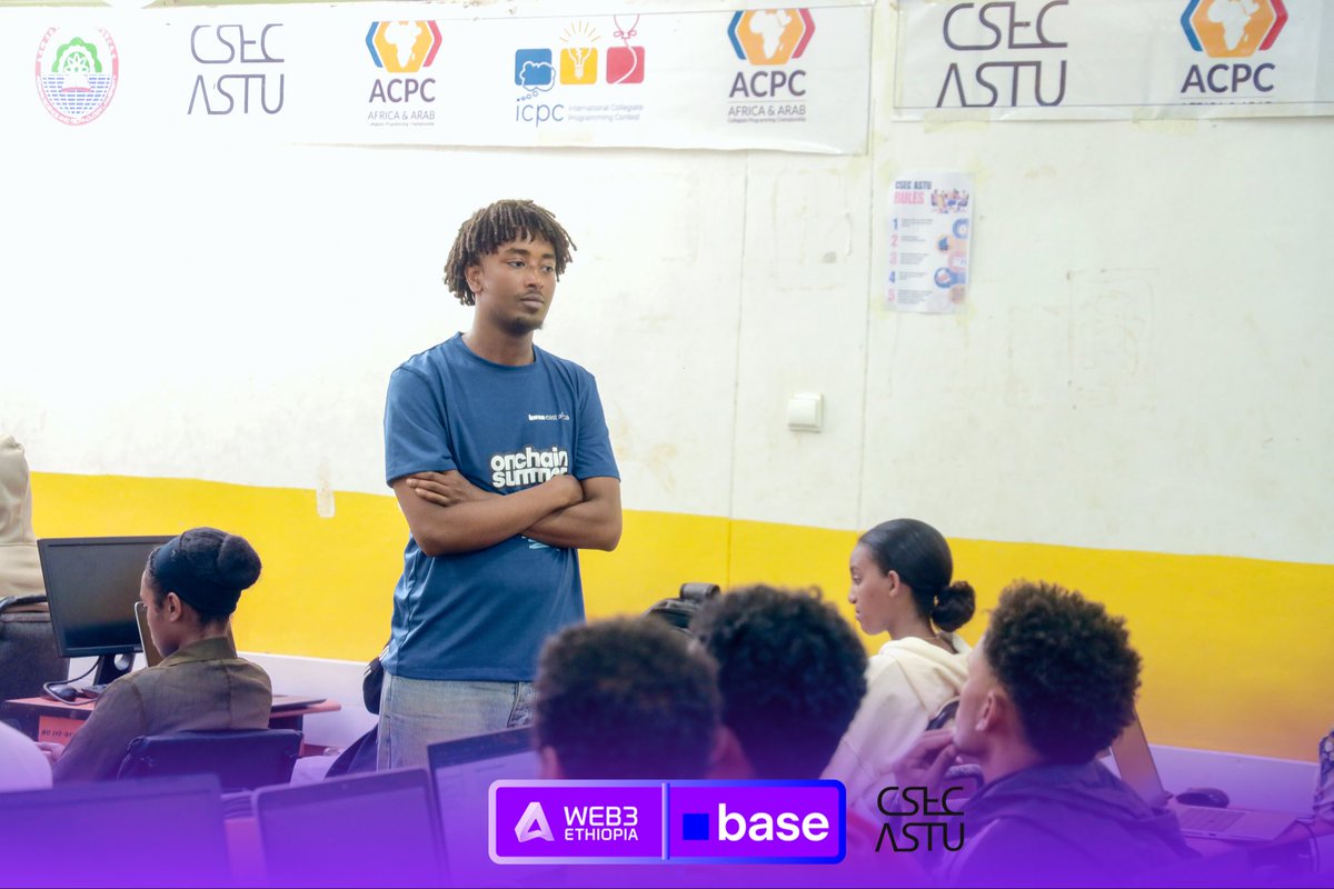 Web3Ethiopia's tweet image. 📍 ASTU

Second stop of the Web3 Ethiopia University Tour ! 130+ students, 2 packed rooms, one shared mission: learning Web3 and building for the future 🚀

@BasedEastAfrica